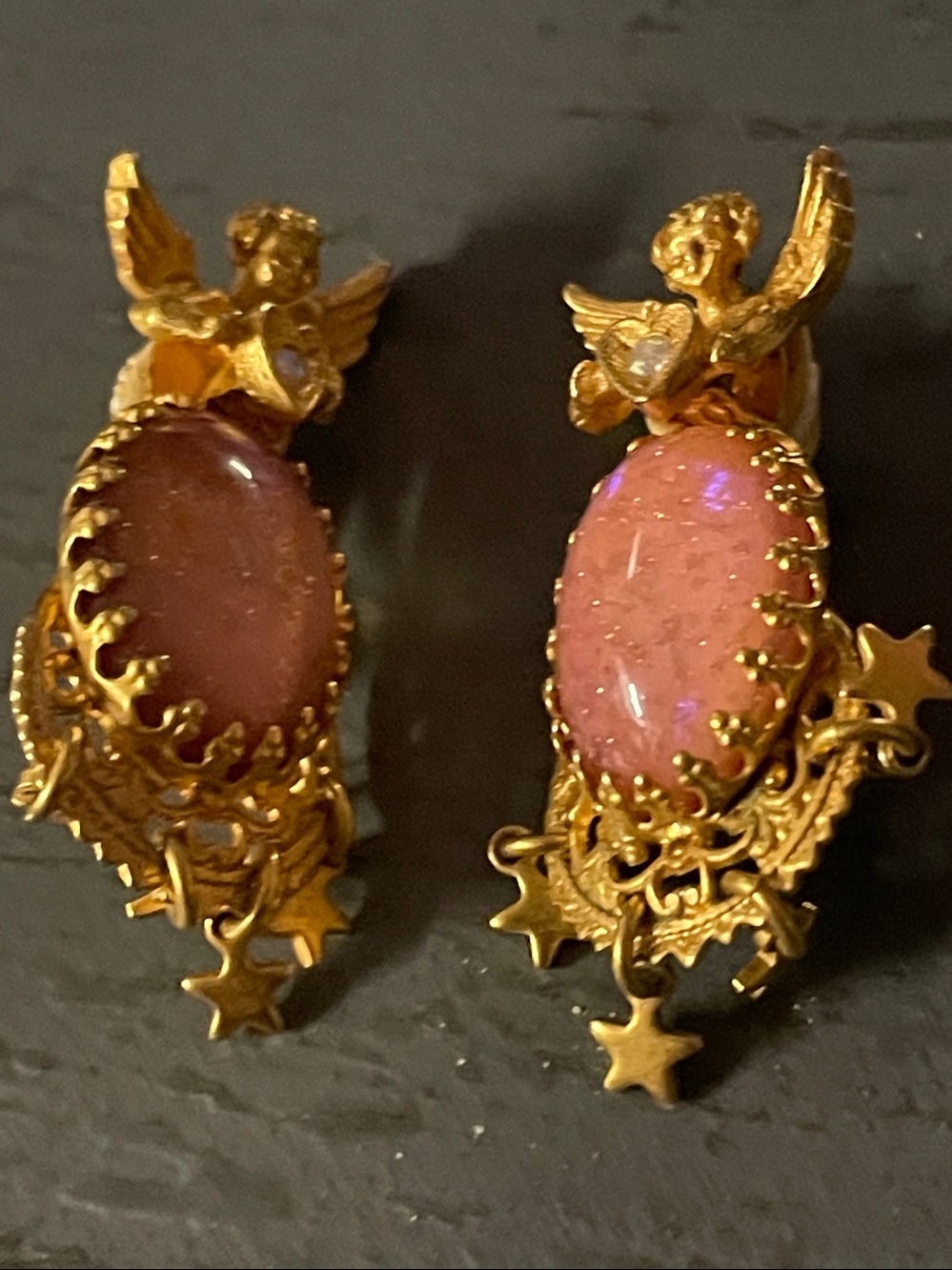 Kirks Folly clip-on earrings